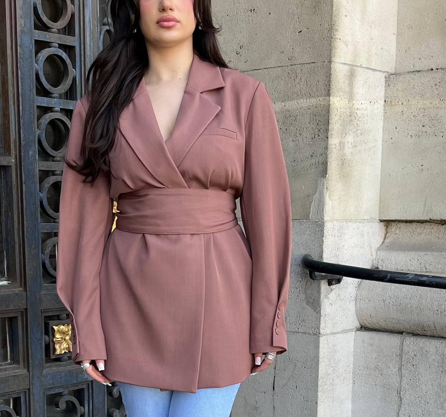 BLAZER LEYA TERRACOTTA