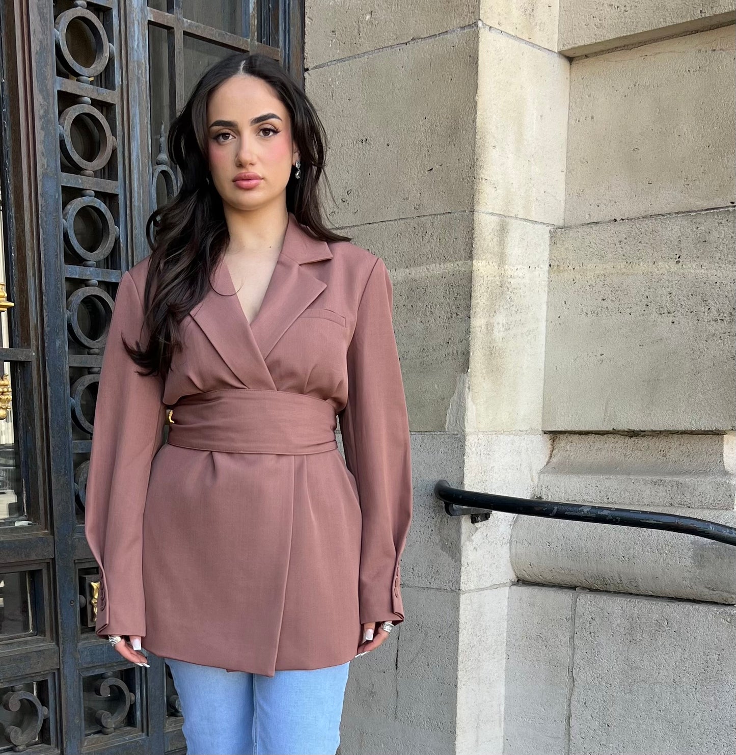 BLAZER LEYA TERRACOTTA