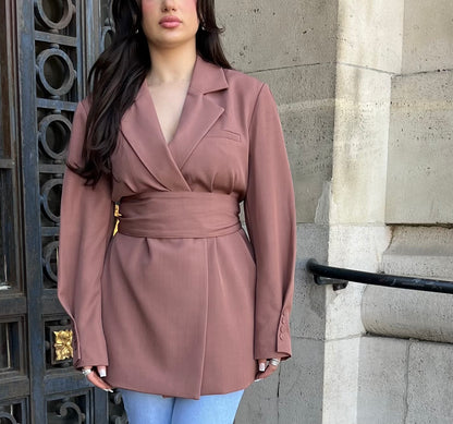 BLAZER LEYA TERRACOTTA