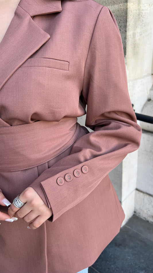 BLAZER LEYA TERRACOTTA