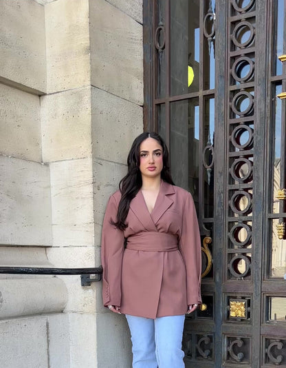 BLAZER LEYA TERRACOTTA